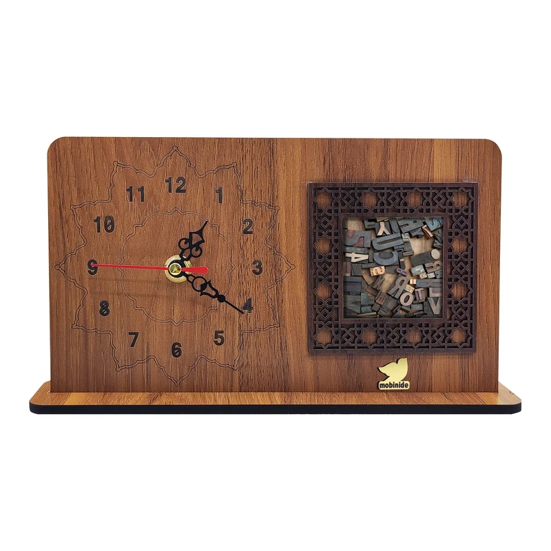 ساعت رومیزی مبین ایده مدل فانتزی B-h93