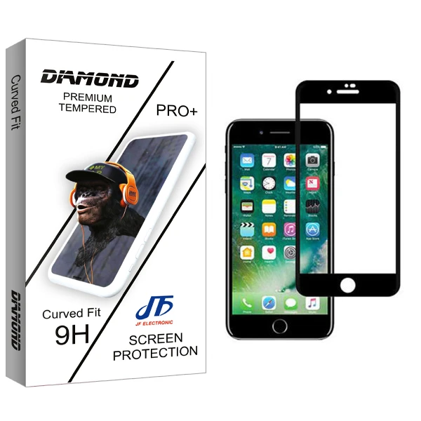 محافظ صفحه نمایش سرامیکی جی اف مدل Diamond glass مناسب برای گوشی موبایل اپل iPhone 8 Plus