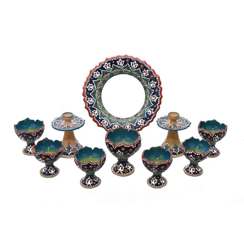 مجموعه ظروف هفت سین  10 پارچه کد NR-011