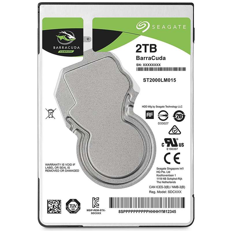هارددیسک اینترنال سیگیت مدل BarraCuda ST2000LM015 ظرفیت 2 ترابایت هارددیسک اینترنال سیگیت مدل BarraCuda ST2000LM015 ظرفیت 2 ترابایت
