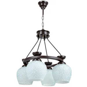 لوستر چهار شعله چشمه نور کد GA576/4-BR