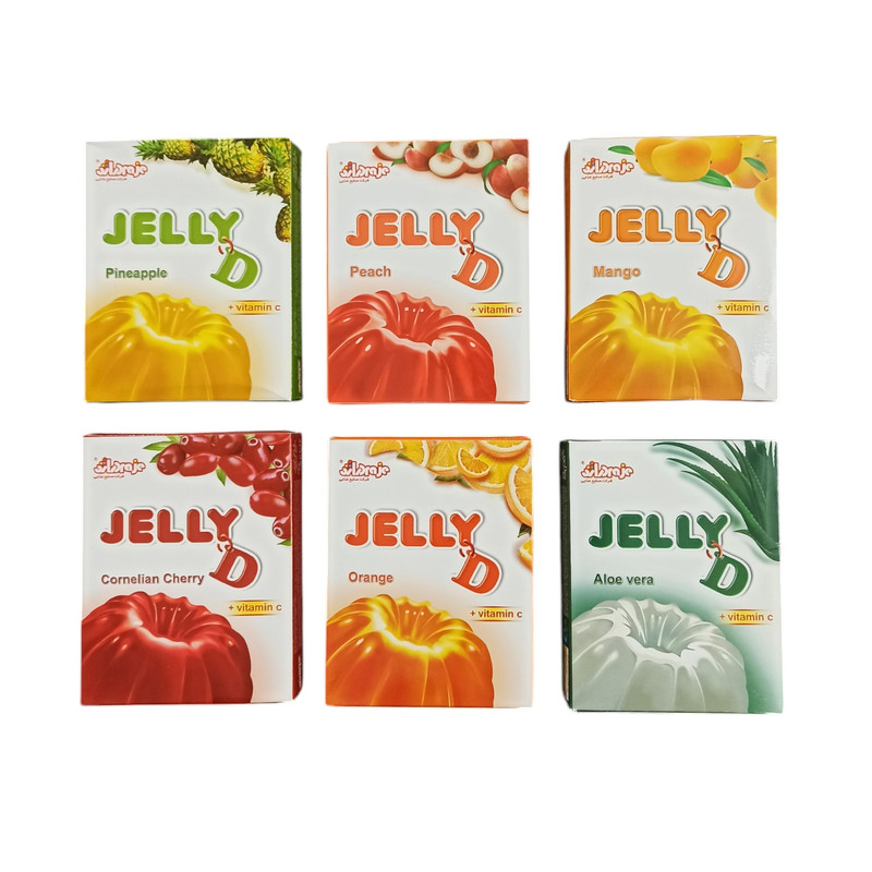 پودر ژله دراژه - 100 گرم بسته 6 عددی