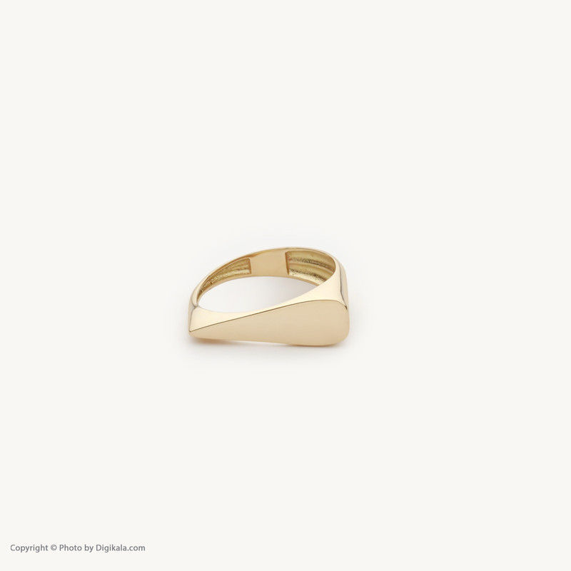 انگشتر طلا 18 عیار زنانه پرسته مدل قلب کشیده کد WR587 سایز 54