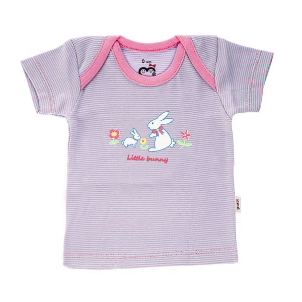 تی شرت آستین کوتاه نوزادی آدمک مدل Little Rabbit تی شرت آستین کوتاه نوزادی آدمک مدل Little Rabbit