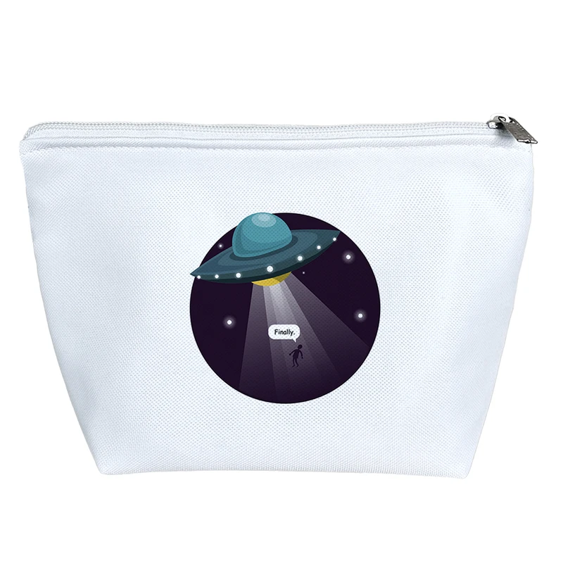 کیف لوازم آرایش دخترانه خندالو مدل سفینه فضایی کد H978