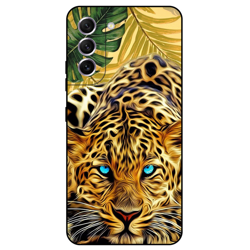 کاور مگافون طرح پلنگ مدل 7455 مناسب برای گوشی موبایل سامسونگ Galaxy S22 Plus 5G         