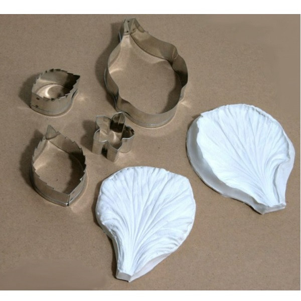 سیلیکون قالب گیری به گز مدل گل ختمی مجموعه 6عددی