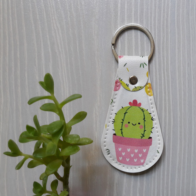 جاکلیدی دخترانه طرح کاکتوس QH10101 جاکلیدی دخترانه طرح کاکتوس QH10101