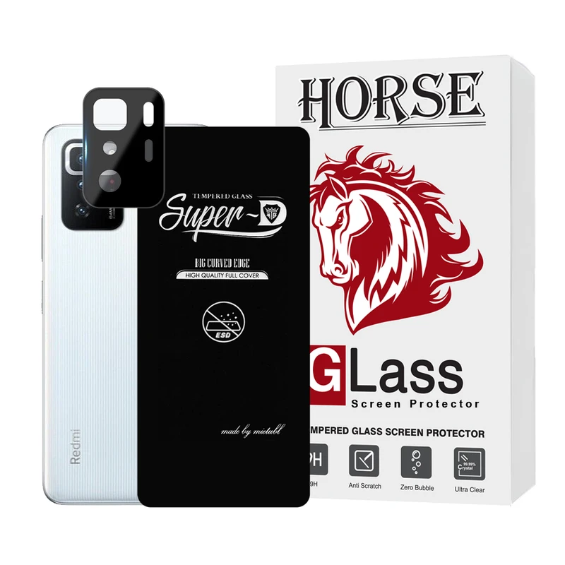 محافظ صفحه نمایش هورس مدل SUPLNFUHO مناسب برای گوشی موبایل شیائومی Poco X3 GT به همراه محافظ لنز گوشی