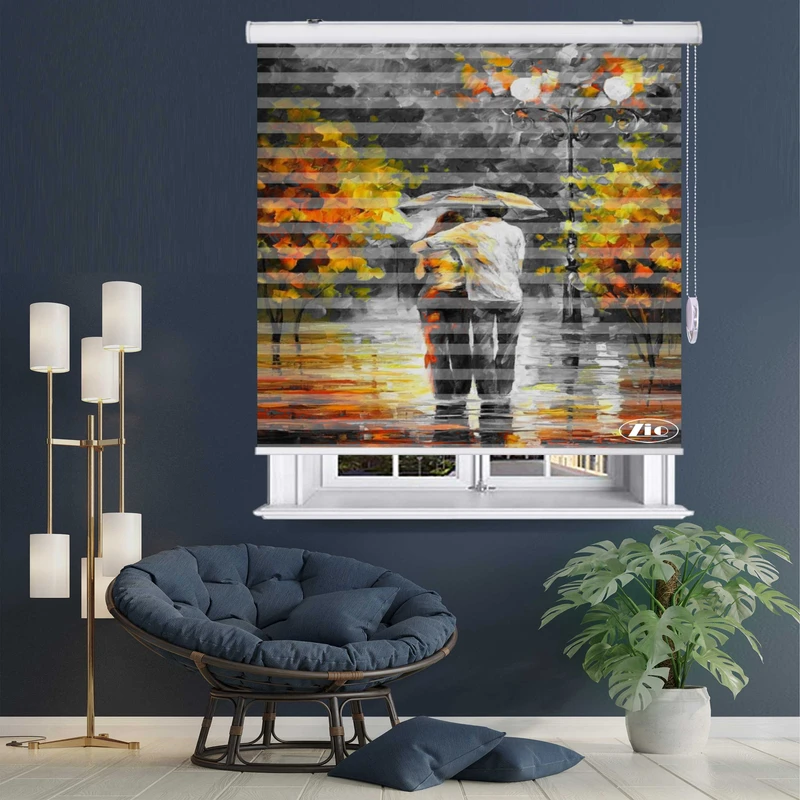  پرده زبرا زیو مدل P 6085 سایز 150x150 سانتی متر