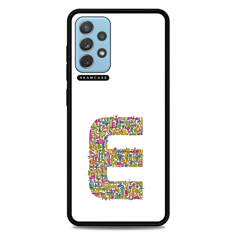 کاور آکام مدل AMC-WSGA72-ALPHADOODLEBET-5 مناسب برای گوشی موبایل سامسونگ Galaxy A72