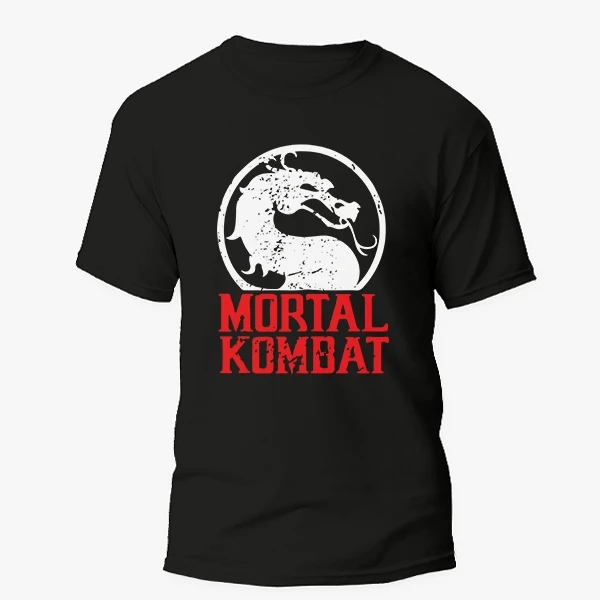 تی شرت آستین کوتاه مردانه مدل فانتزی بازی مورتال کمبت b011