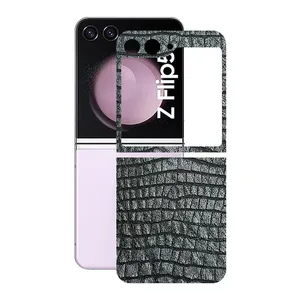 Remax cover sticker Leth model snakeskin design suitable for Samsung Galaxy Z Flip5 mobile phone