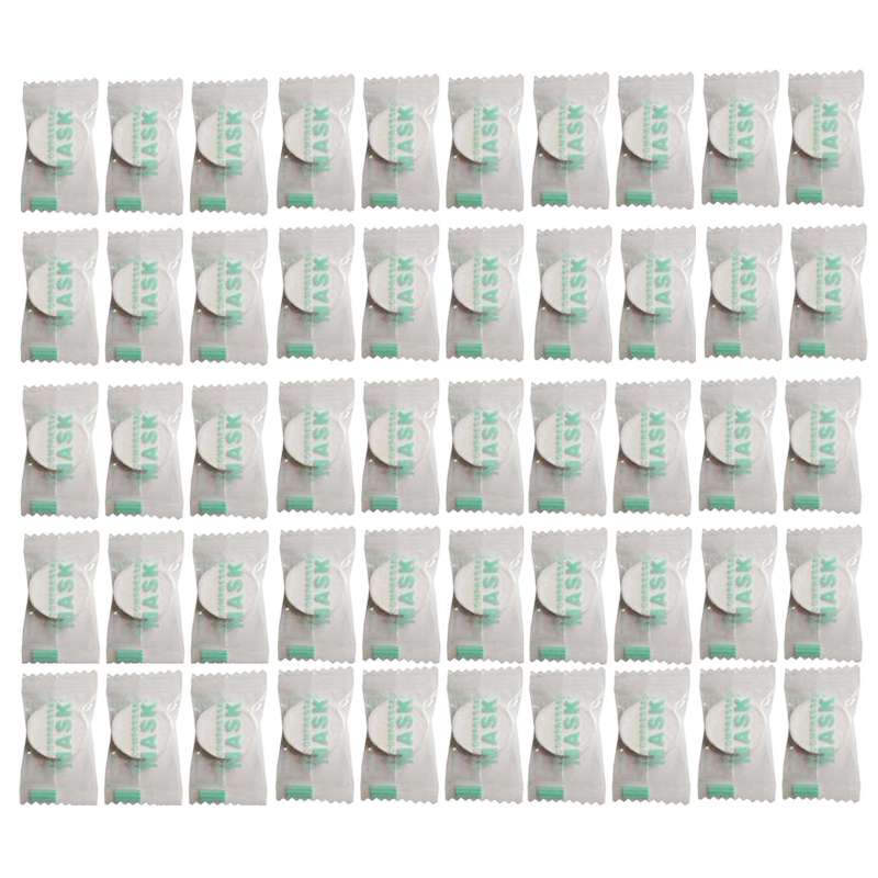 قرص ماسک ورقه ای صورت مدل y50 بسته 50 عددی