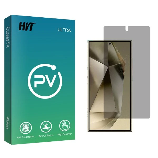 محافظ صفحه نمایش حریم شخصی اچ وی تی مدل PV مناسب برای گوشی موبایل سامسونگ Galaxy S24 Ultra