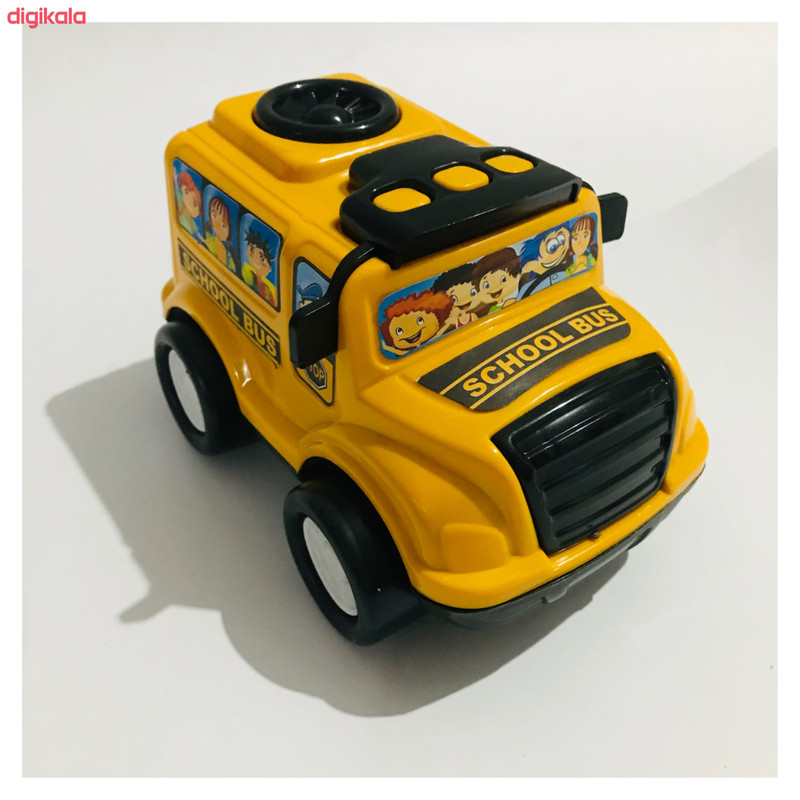 ماشین بازی مدل اتوبوس مدرسه کد BUS 048