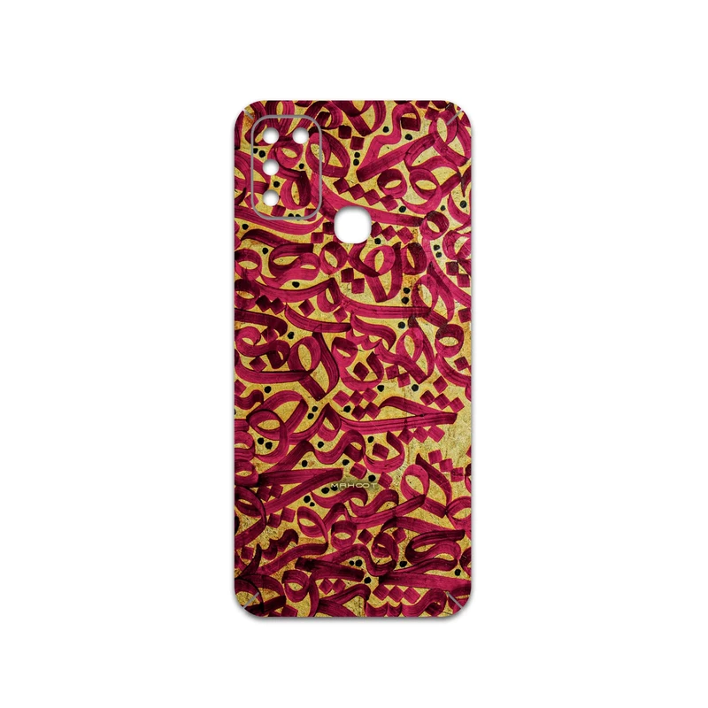 برچسب پوششی ماهوت مدل Nastaliq-6 مناسب برای گوشی موبایل اینفینیکس Hot 11 Play