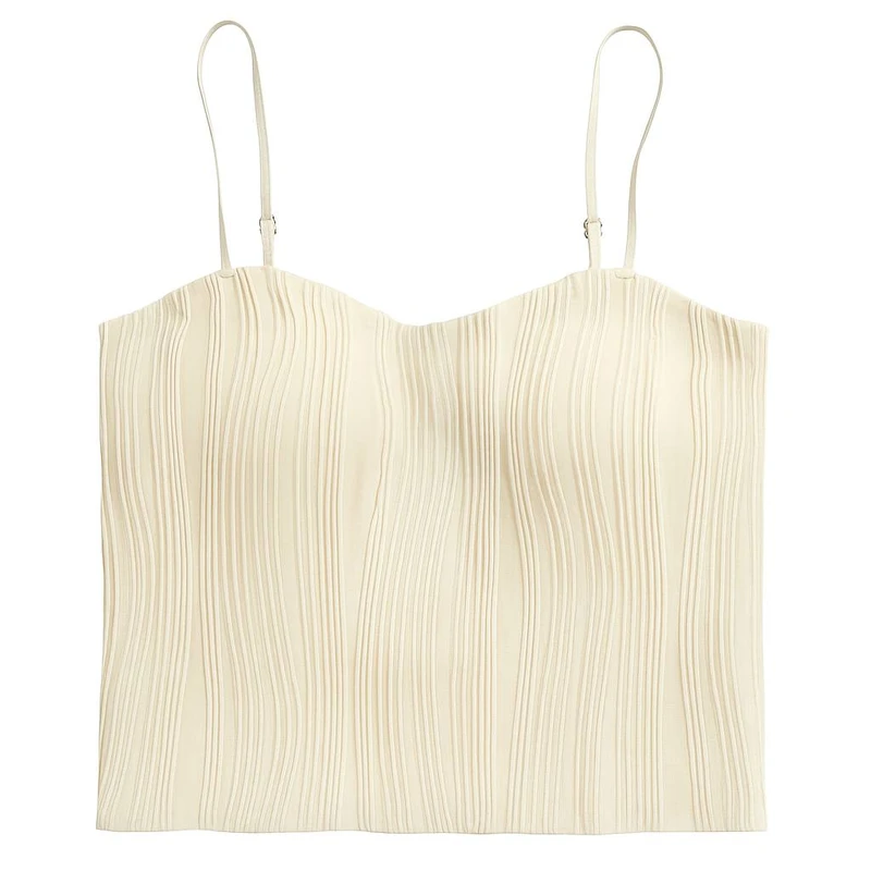 کراپ‌تاپ زنانه مدل پلیسه لیزری کد 798