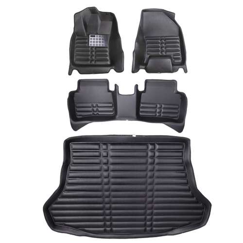  کفپوش سه بعدی خودرو مدل AM مناسب برای پریوس به همراه کفپوش صندوق