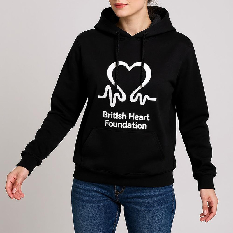 هودی زنانه طرح قلب کد F85