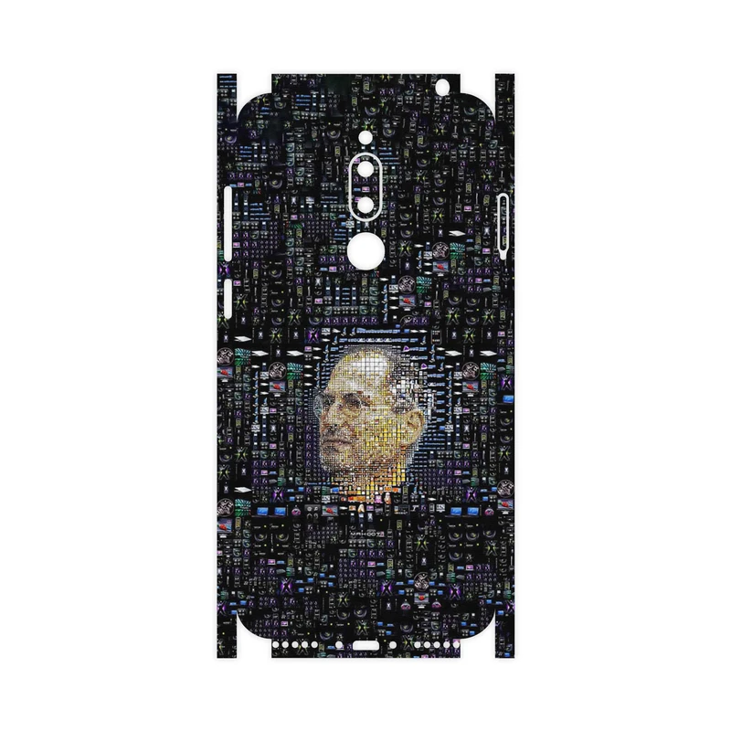 برچسب پوششی ماهوت مدل Collage of Steve Jobs 2-FullSkin مناسب برای گوشی موبایل میزو M6T