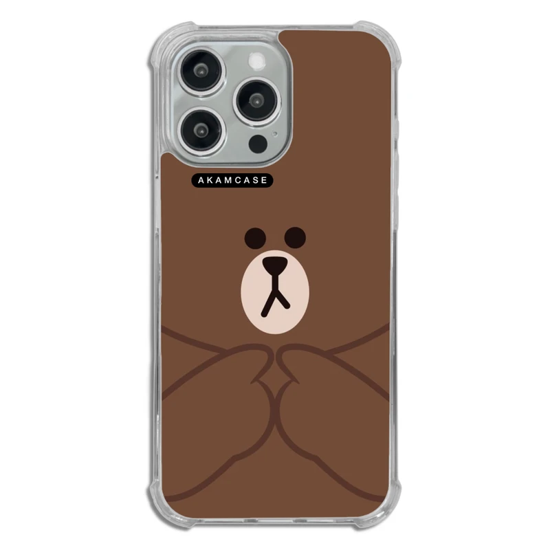 کاور آکام مدل AMCWTA15PROMAX-BROWN1 مناسب برای گوشی موبایل اپل iPhone 15 Pro Max