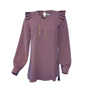 بلوز آستین بلند زنانه مدل زنجیردار