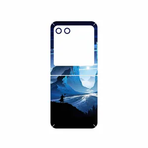 MAHOOT Blue Mountains Digital Art Cover Sticker for Motorola Razr 40 Ultra
