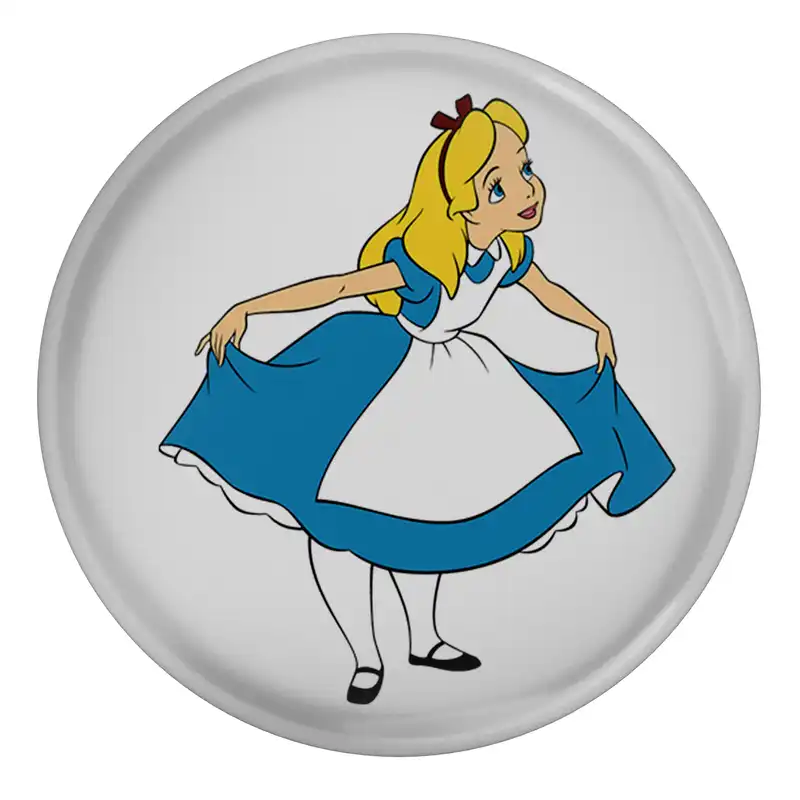 مگنت مدل S13285 طرح کارتون دختر پرنسس آلیس در سرزمین عجایب