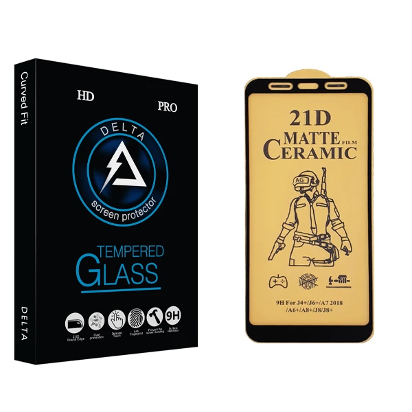 محافظ صفحه نمایش سرامیکی دلتا مدل HD مناسب برای گوشی موبایل سامسونگ Galaxy J4 Plus