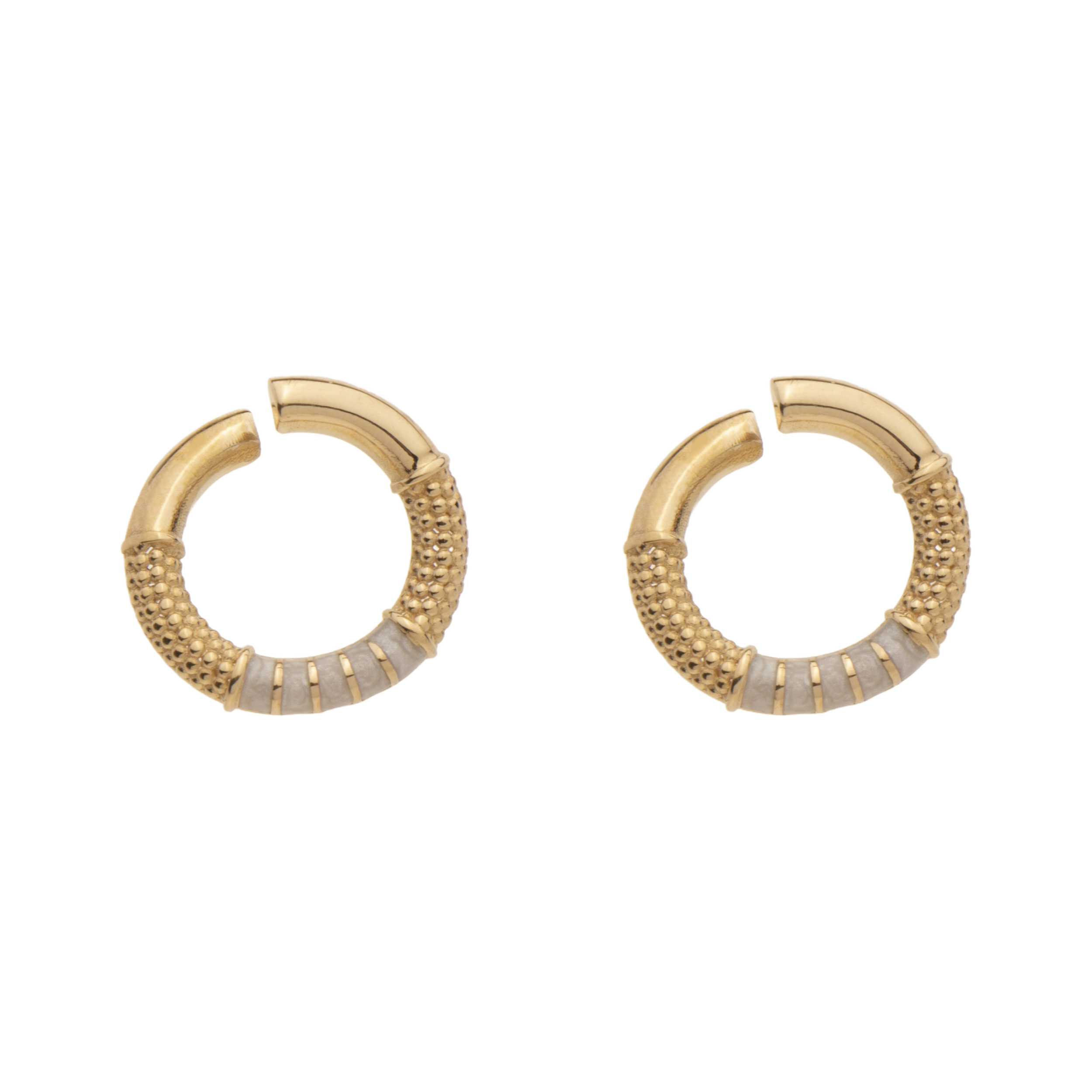 گوشواره میخی طلا 18 عیار زنانه گلدم مدل E-3070069