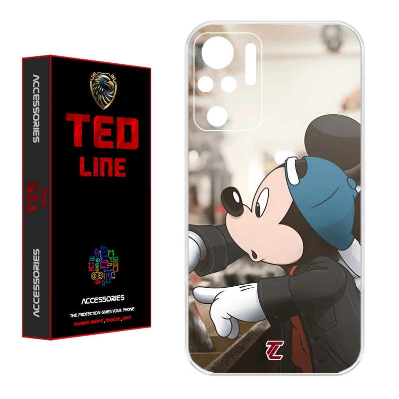 کاور تد لاین طرح میکی موس کد 1139 مناسب برای گوشی موبایل شیائومی Redmi Note 10 4G / Note 10S / Poco M5S
