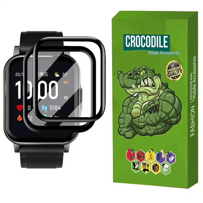 محافظ صفحه نمایش کروکودیل مدل C-PWM مناسب برای ساعت هوشمند هایلو LS02 بسته 2 عددی