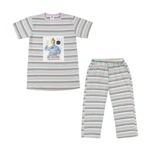 ست تی شرت آستین کوتاه و شلوار دخترانه کیکی رایکی مدل KBB06358-005