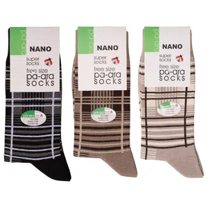 جوراب مردانه پاآرا مدل نانو 30 کد 1010 مجموعه 3 عددی