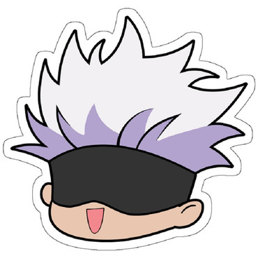 استیکر مدل Jujutsu Kaisen Gojou Chibi Head