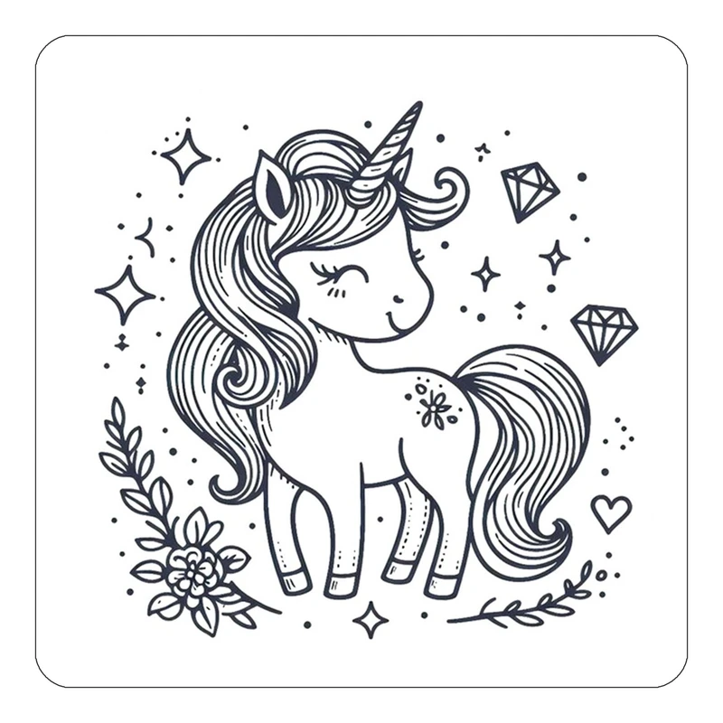 مگنت کاکتی طرح اسب تک شاخ و یونیکورن مدل mp31390