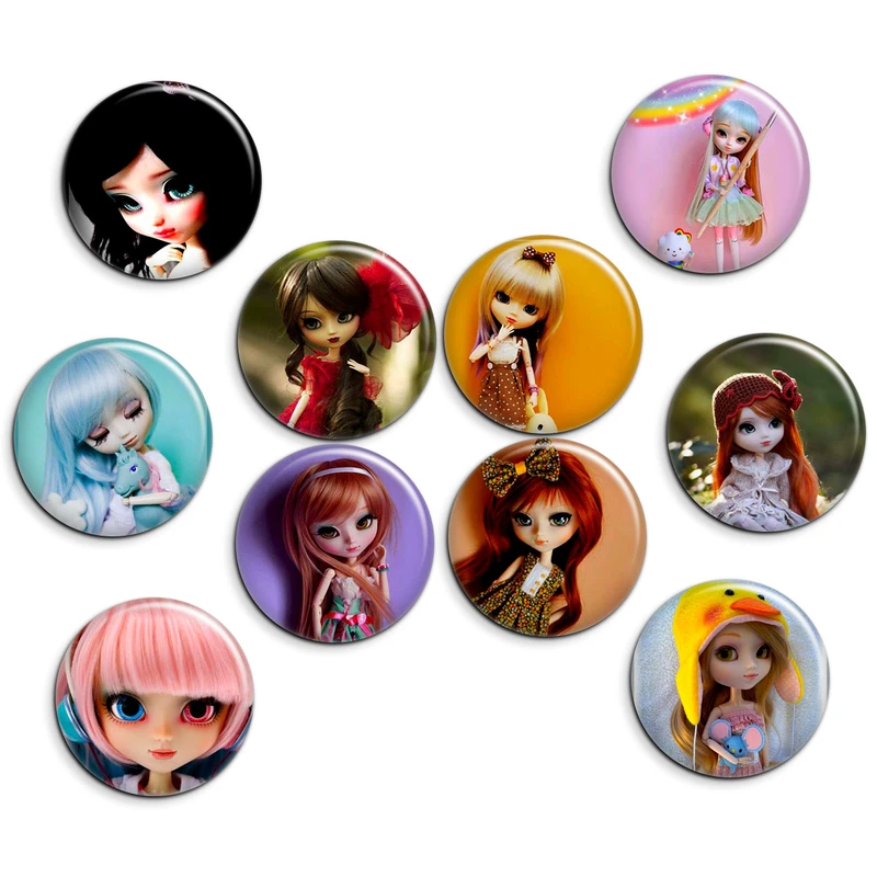 پیکسل پرمانه طرح عروسک زیبا کد pmg.6797 مجموعه 10 عددی