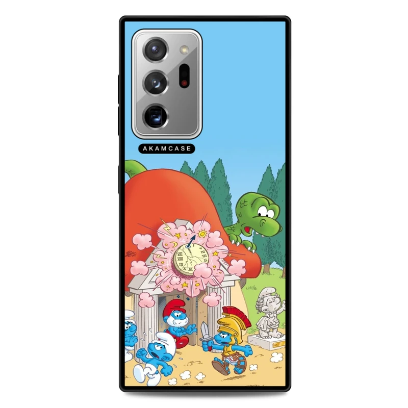 کاور آکام مدل AMC-WSGN20U-SMURFS-6 مناسب برای گوشی موبایل سامسونگ Galaxy Note 20 Ultra