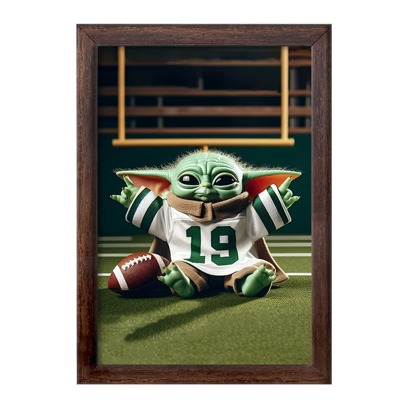 تابلو خندالو طرح بیبی یودا کد F4428