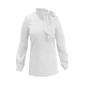 بلوز زنانه مدل یقه کراواتی مدل W