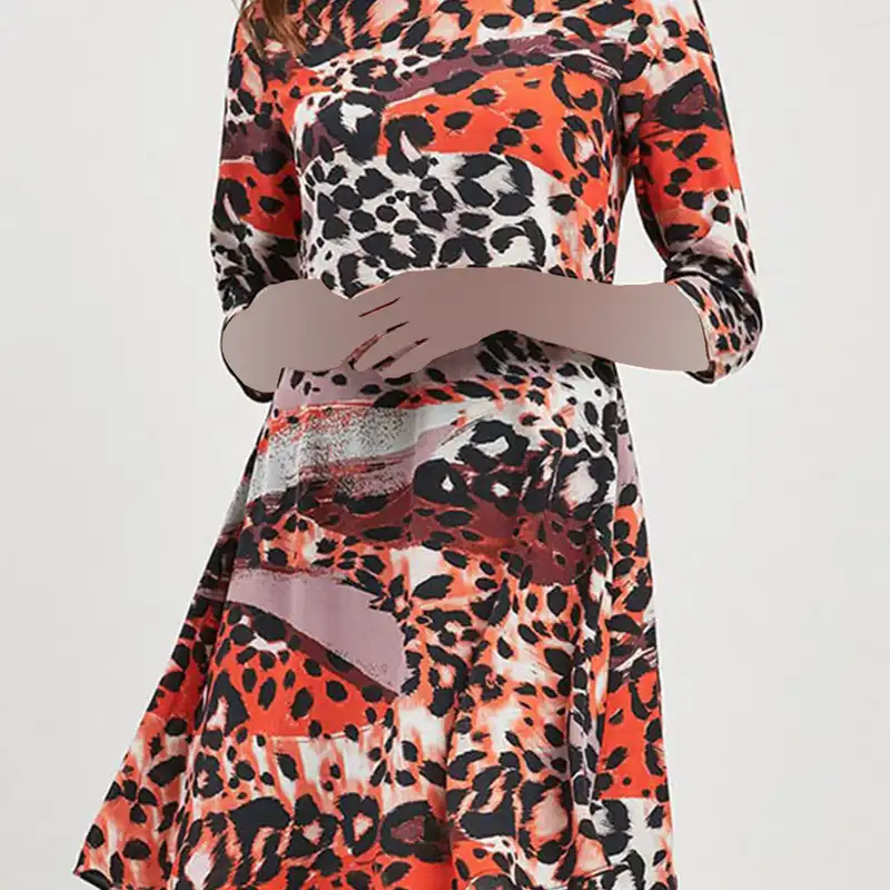 پیراهن زنانه نکست مدل Leopard