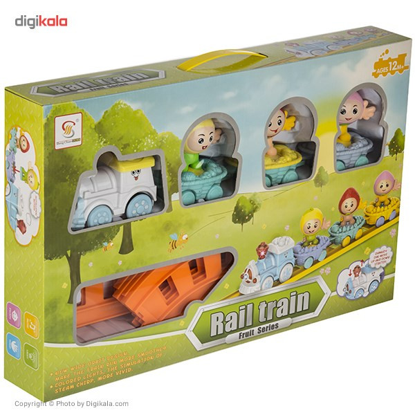 قطار اسباب بازی شنگ چوان مدل Fruit Series