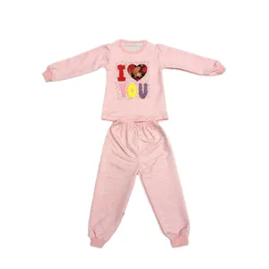 ست سویشرت و شلوار دخترانه مدل نیما کد 123