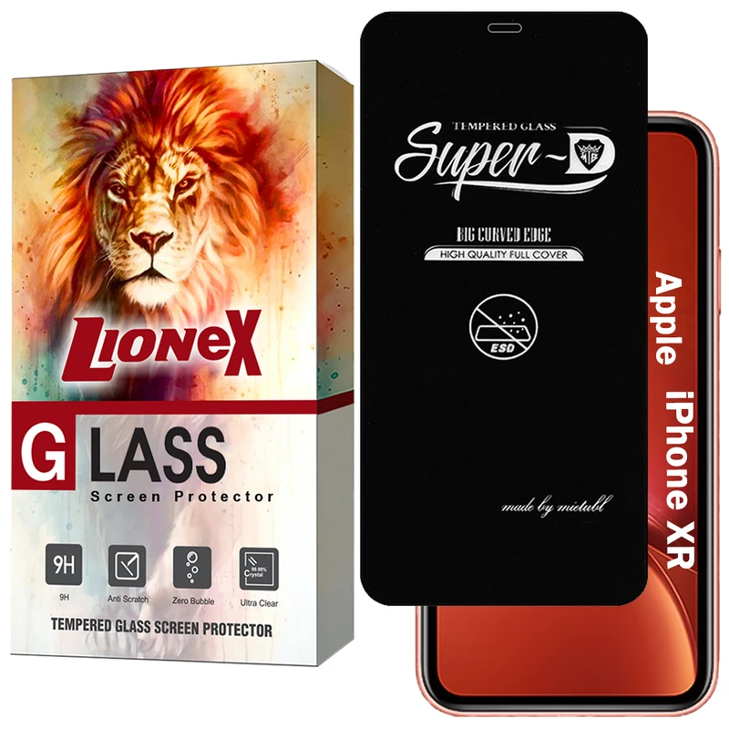 محافظ صفحه نمایش لایونکس مدل SUPERDNL مناسب برای گوشی موبایل اپل iPhone XR