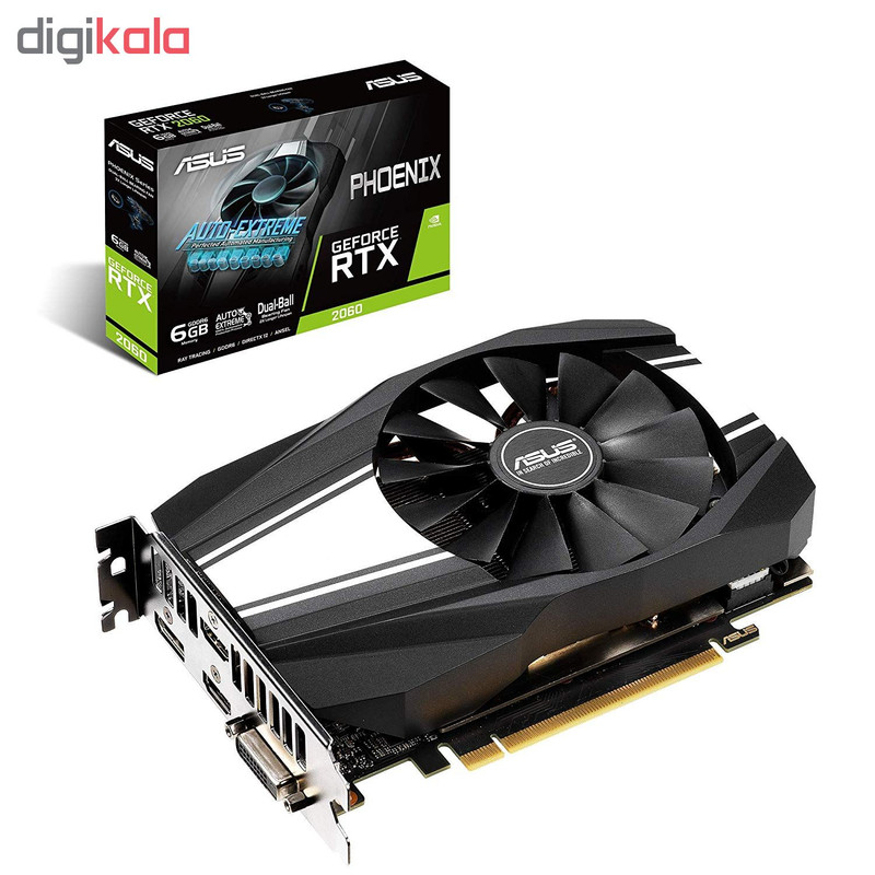 کارت گرافیک ایسوس مدل PH-RTX2060-6G