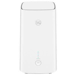 مودم 5G رومیزی هوآوی مدل H155-381 CPE5 با پشتیبانی از Wi-Fi 6، سرعت دانلود 4.67 گیگابیت بر ثانیه، آپلود 3.74 گیگابیت بر ثانیه، پوشش دو باند فرکانسی 2.4 و 5 گیگاهرتز، قابلیت اتصال تا 64 کاربر به صورت همزمان، مناسب استفاده گیمینگ، اداری و خانگی