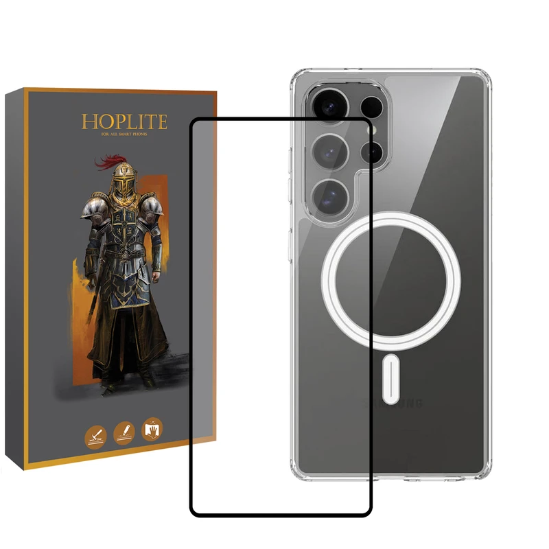 کاور هاپلایت مدل MagSafe Clear HL مناسب برای گوشی موبایل سامسونگ Galaxy S25 Ultra به همراه محافظ صفحه نمایش