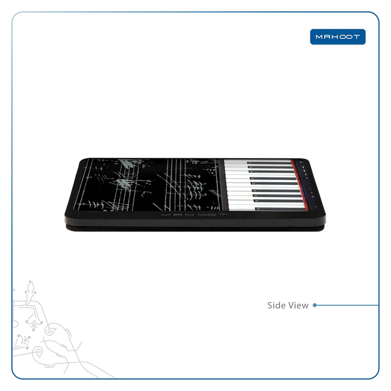 زیر لیوانی ماهوت مدل Piano-Instrument