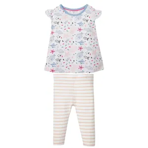 ست تی شرت و لگینگ دخترانه لوپیلو مدل دریا